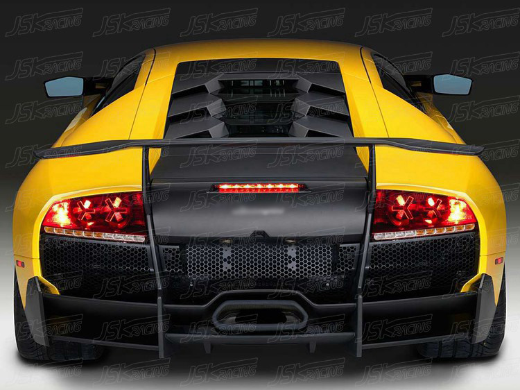 SVスタイル炭素繊維カースポイラー2004-2010ランボムルシエラゴLp670-4