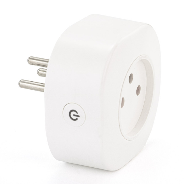 Best Mini 10A Tuya Smart WIFI Plug Israel Household Electric Wall Socket with Remote Voice Control for Alexa and Google Home
