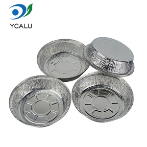 7 Inch Disposable Round <strong>Aluminum</strong> Pans Fast Food Take Out Pans <strong>Aluminum</strong> <strong>Container</strong> - Product Image 3