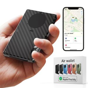혁신적인 RFID 간단한 소형 GPS 키 지갑 알루미늄 미니멀리스트 포켓 스마트 카드 홀더 Findmy로 위치 추적 - Product Image 3