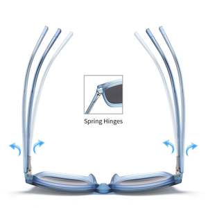 Gafas Ópticas Cuadradas de Moda 2025 con Logotipo Personalizado, Monturas con Clip Magnético Polarizado UV400 TR90 para Hombre y Mujer - Product Image 3