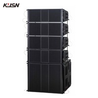 Altavoces de Subwoofer de matriz de línea profesional de 18 pulgadas para espectáculo al aire libre, escenario, boda, altavoces activos, sistema pasivo