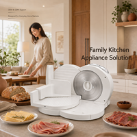 Machine à trancher les aliments électrique professionnelle 150W pour la viande, le pain, le fromage et l'utilisation en cuisine, fabricant direct d'usine