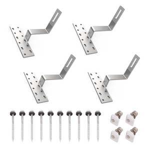 UISOLAR Ventes Flash Crochets de fixation pour panneaux solaires en acier inoxydable pour toiture, Crochets de montage PV pour système photovoltaïque - Product Image 1