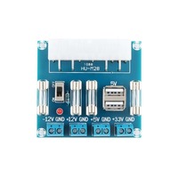 Module adaptateur d'alimentation HU-M28 pour PC de bureau, carte de transfert ATX, module de test d'alimentation, circuit d'alimentation