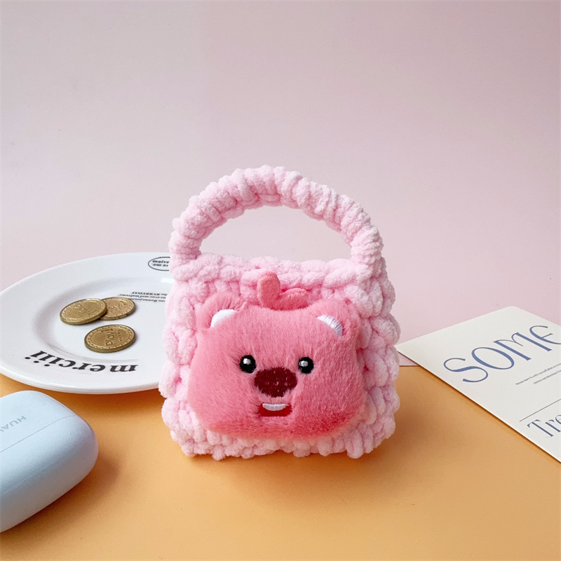 Borsa in maglia di castoro in polvere/118 cm