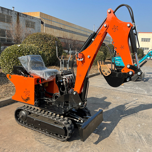 Een Ton Minigraafmachine Voor Buitengebruik Tuin Loopgraver Gemeentelijke Engineering Loopgraver <span class=keywords><strong>Mini</strong></span> Rupsgraafmachine - Product Image 4