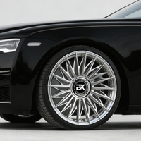 Jantes forgées Bku Luxury 5x120 personnalisées de 20, 21 et 22 pouces à rayons multiples en alliage pour Rolls Royce Phantom Cullinan Ghost Wraith Spectre