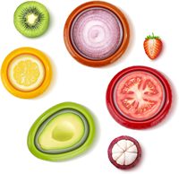 Boîte de conservation anti-oxydation en silicone pour fruits et légumes, support pour avocat, récipients de conservation réutilisables pour réfrigérateur, garde au frais, pas cher