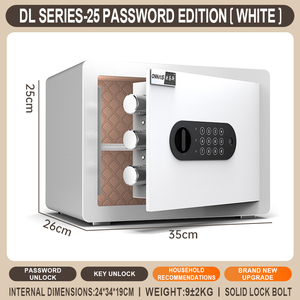 Caja Fuerte Inteligente de Acero con Cerradura Biométrica Digital Electrónica para Objetos de Valor y Dinero, Caja de Seguridad Inteligente para el Hogar - Product Image 3