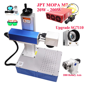 Máquina de Marcado Láser de Color en Acero Inoxidable JPT Mopa M7 60W 100W, Máquina de Grabado Profundo de Placas Metálicas en 3D con Láser de Fibra - Product Image 6