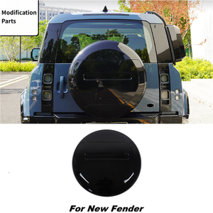 Gran oferta, cubierta de rueda trasera de repuesto para <span class=keywords><strong>Defender</strong></span> 90 110 <span class=keywords><strong>130</strong></span> PP, cubierta de neumático con etiqueta inferior negra - Product Image 2