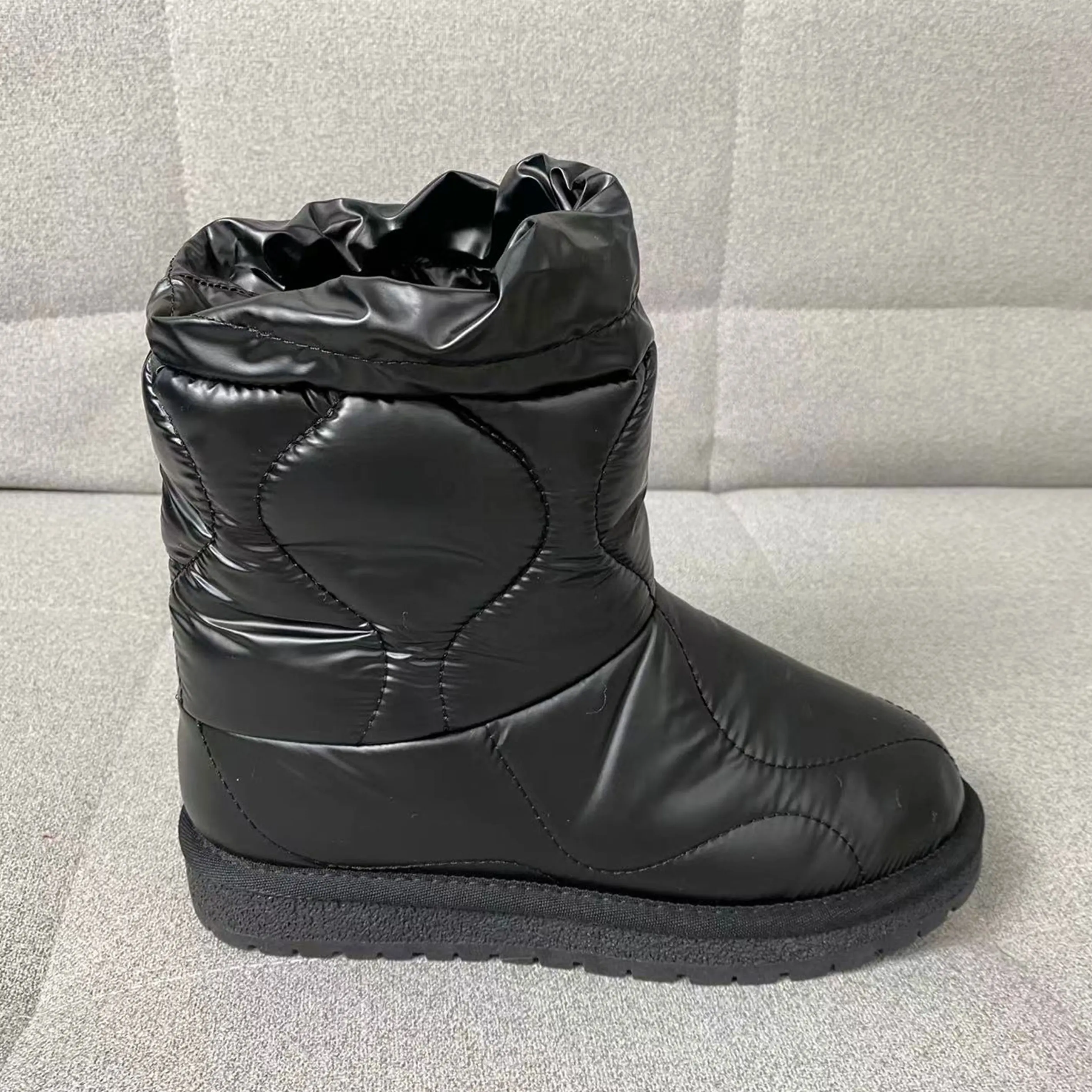 Personalizzazione vendita calda russo antiscivolo moda confortevole suola foderata classica caldo Logo personalizzato scarpe invernali personalizzate stivali da neve