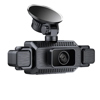 Enregistreur vidéo CPT HD 1080P à quatre canaux, dashcam panoramique 360°, écran IPS 3 pouces, 4 objectifs, contrôle par application WiFi, enregistrement en boucle tout autour