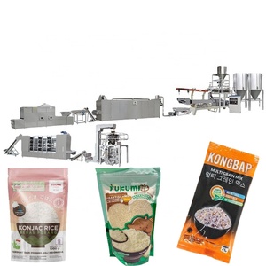 สายการผลิตแป้งข้าวเจ้าปลอมแบบใหม่มีคุณค่าทางโภชนาการเครื่องอัดรีดแบบสกรูสองชั้นของอินเดียพร้อม304ซัสและประสิทธิภาพสูง - Product Image 1