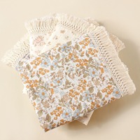 Xiximi nouvelles impressions coton bébé couverture 80*65 cm gland mousseline Swaddle couverture doux coton poussette couette couverture