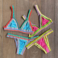 Vente en gros d'usine Bikini Mini rayé Maillots de bain Maillots de bain pour femmes Sexy String Bikini Maillot de bain