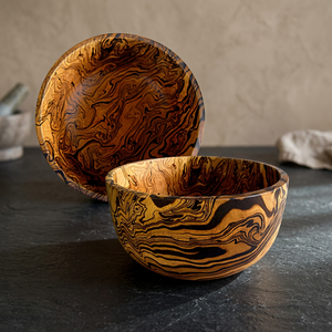 Vintage Designer Handmade Eco-Friendly Acacia Wood Salad Serving Bowl Polished Customized Home Hotel Restaurant Wedding Party BS - Product Image 1