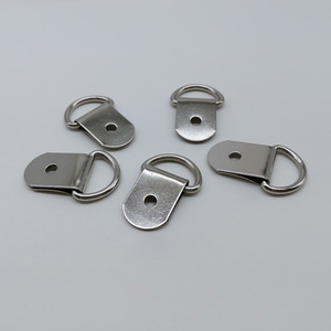Anillo de elevación tipo D grande de un solo orificio de alambre grueso de acero inoxidable para marcos de cuadros y herrajes de muebles - Product Image 2
