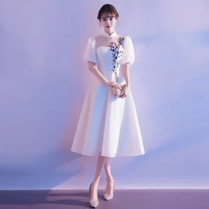 Deals Simple White Short Wedding Dress Boho Style Design | Alibaba.com