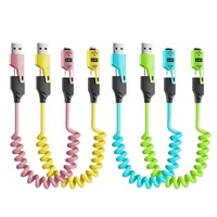 Cable de Carga Tipo C Cuatro en Uno de 1.5 Metros para Huawei iPhone, Carga Rápida