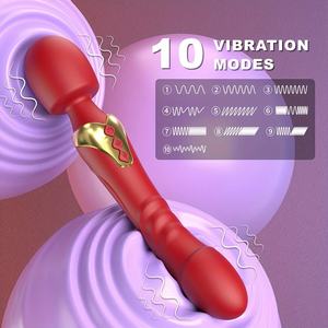 Jouet à main pour femmes, jouets personnels à 10 fréquences pour femmes, plaisir sensoriel des couples, stimulateur à double moteur pour femmes - Product Image 1
