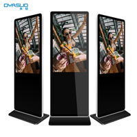 DYASUO, OEM, 43 ", 49", 55 ", pantalla de vídeo de pie, pantalla táctil LCD, quiosco Digital, reproductor Advetsing