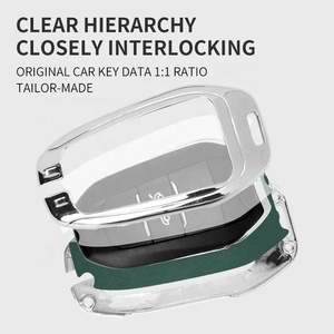 Llave de coche de cuero, mando a distancia sin llave, 3 botones, para <span class=keywords><strong>Peugeot</strong></span> <span class=keywords><strong>208</strong></span>, 308, 408, 508, 2008, 3008, 4008, Citroen C1, C2, C, Original - Product Image 6