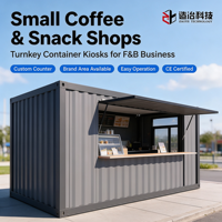 Fabricant de kiosques modulaires préfabriqués pour les entreprises de café, de snacks et de vente au détail