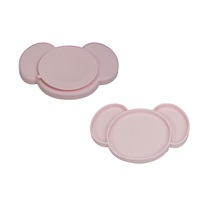 Assiette en silicone pour bébés Assiette facile à nettoyer en forme de koala en silicone écologique Assiette à dîner pour enfants Assiette d'aspiration pour enfants