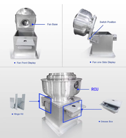 Ventilateur centrifuge de toit pour cuisine, extracteur de fumée pour food truck, ventilateur industriel extracteur d'air