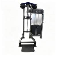 Machine professionnelle de soulevé de mollets assis à charge sélective, robuste, à charges par broches, pour l'entraînement des jambes en salle de sport