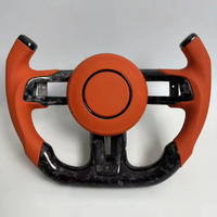 Volant personnalisé en fibre de carbone pour Ford Mustang 2015-2023, accessoire intérieur automobile