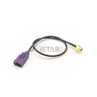 Câble d'extension d'antenne Fakra D femelle vers SMA mâle RG174 coaxial, rallonge, pigtail 30 cm pour la navigation automobile, GPS, télématique