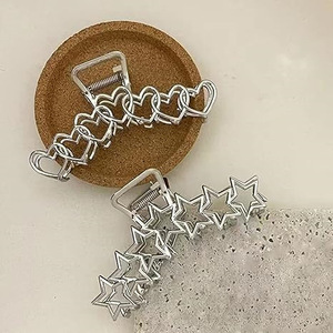 Pince à cheveux en alliage métallique en forme <span class=keywords><strong>d</strong></span>'étoile pour femmes et filles, vente en gros - Product Image 6