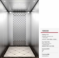 Syney 10-Personen-Personenlift Energie-und platzsparendes modernes Design AC Drive 800kg Preis