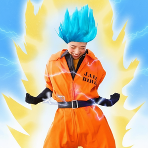 Cho Shire Flame Blue Cosplay Costume Ware - Product Image 1