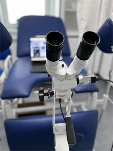 KN-2200BI inti Video AI HD Colposcope Video rumah sakit Colposcope dengan troli untuk ginekologi optical colposcope - Product Image 5