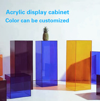 Présentoir en acrylique multicolore pour comptoir de magasin PMMA Socles et plinthes hauts