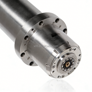 Moteur de broche synchrone à aimant HSK-A50 de 16 kW, 150 mm, 20 000 tr/min avec changement d'outil hydraulique et refroidissement par huile - Product Image 2