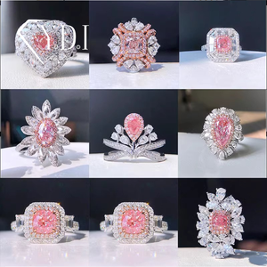Pink Lab Create Diamonds 1.5 CT CVDルースストーンペアカットファンシービビッドカラーVS EXルースダイヤモンドIGI GIA人工合成 - Product Image 5
