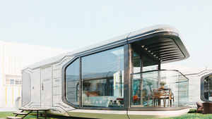 Dream Series M30 Smart Fitness Capsule Virtual <span class=keywords><strong>Coach</strong></span> Seguimiento de actividades Material de acero para cochera Inodoro Sandwich Panel Casas - Product Image 5