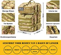 Sac de premiers secours de survie, équipement de survie professionnel, grand sac à dos de randonnée avec équipement d'urgence, sac d'aventure en plein air
