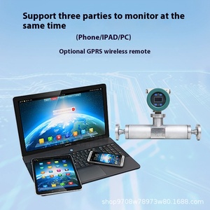 高精度デジタルコリオリマスフローメーター工場直送OEM対応液晶ディスプレイガス水液体メーター用 - Product Image 3