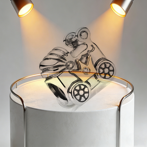 Pulsera de Plata Pura 925, Cuentas con Forma de Coche, Barco, Autobús, Molino de Viento, Maleta, Cochecito de Bebé, Bolso, Cuentas Dispersas, Cuentas para Hacer Joyería - Product Image 3