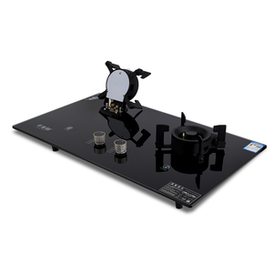Estufa de <span class=keywords><strong>gas</strong></span>/eléctrica de combinación de <span class=keywords><strong>dos</strong></span> quemadores incorporada para el hogar Dormitorio RV Uso al aire libre Grado comercial - Product Image 6