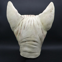 Effrayant horreur chat tête masque roman Latex adulte masque facial pour Halloween Costume fête nouveauté chat Animal masque