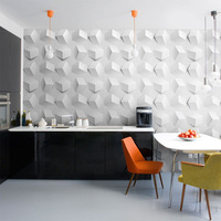 Nouveaux produits décoration murale panneau 3d pvc décor stickers muraux 3d panneaux muraux intérieurs