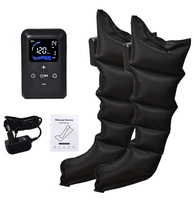 Masseur de compression des jambes à 5 chambres, bottes de massage à ondes d'air rechargeables et détachables pour la relaxation musculaire, vente en gros OEM