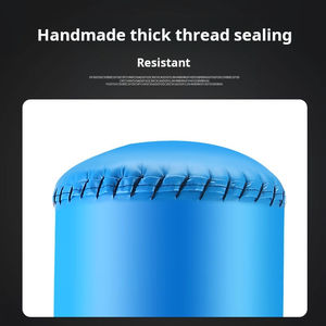 ถุงทรายชกมวยสําหรับเด็กและผู้ใหญ่ตั้งพื้น 160 ซม. นักรบสีดําและสีน้ําเงิน - Product Image 2